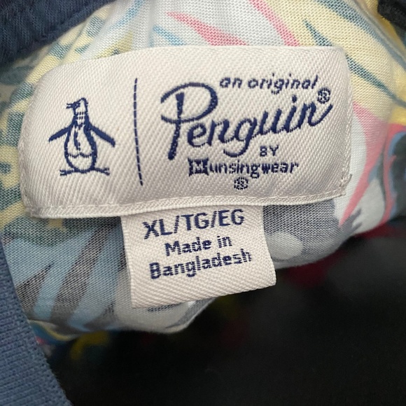 Original Penguin by Munsingware Floral Golf Fishing Vacation Tee Shirt XL - Picture 5 of 14